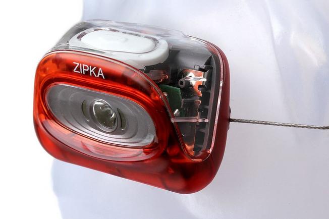 Image for Petzl ZIPKA Red headlamp, E93ZMA