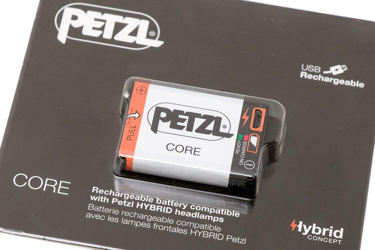 Batterie CORE de petzl compatible avec les lampes frontales HYBRID