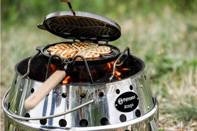 Spazzola in ferro con spatola per barbecue e griglia da 30 cm