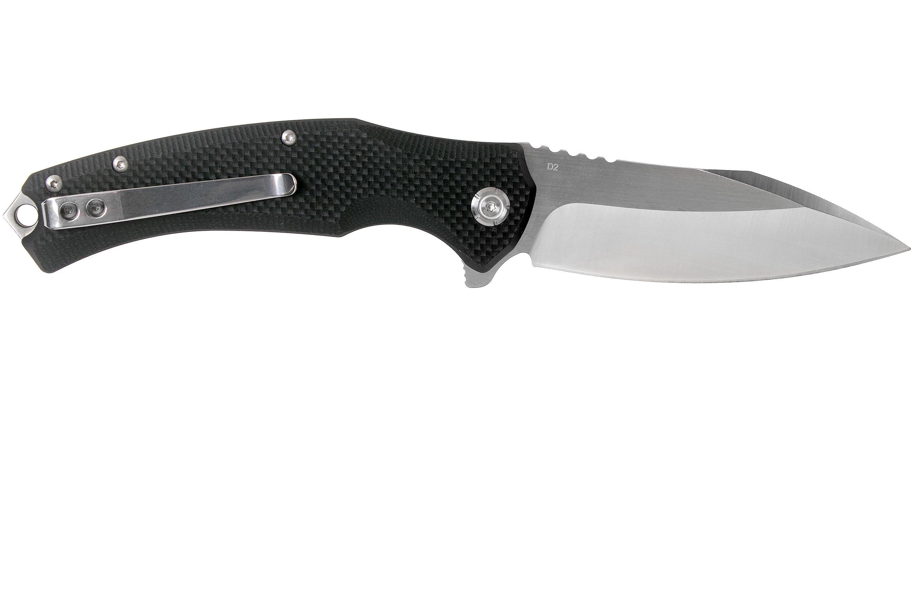 QSP Knife Snipe QS121-C Black G10 pocket knife | Advantageously ...