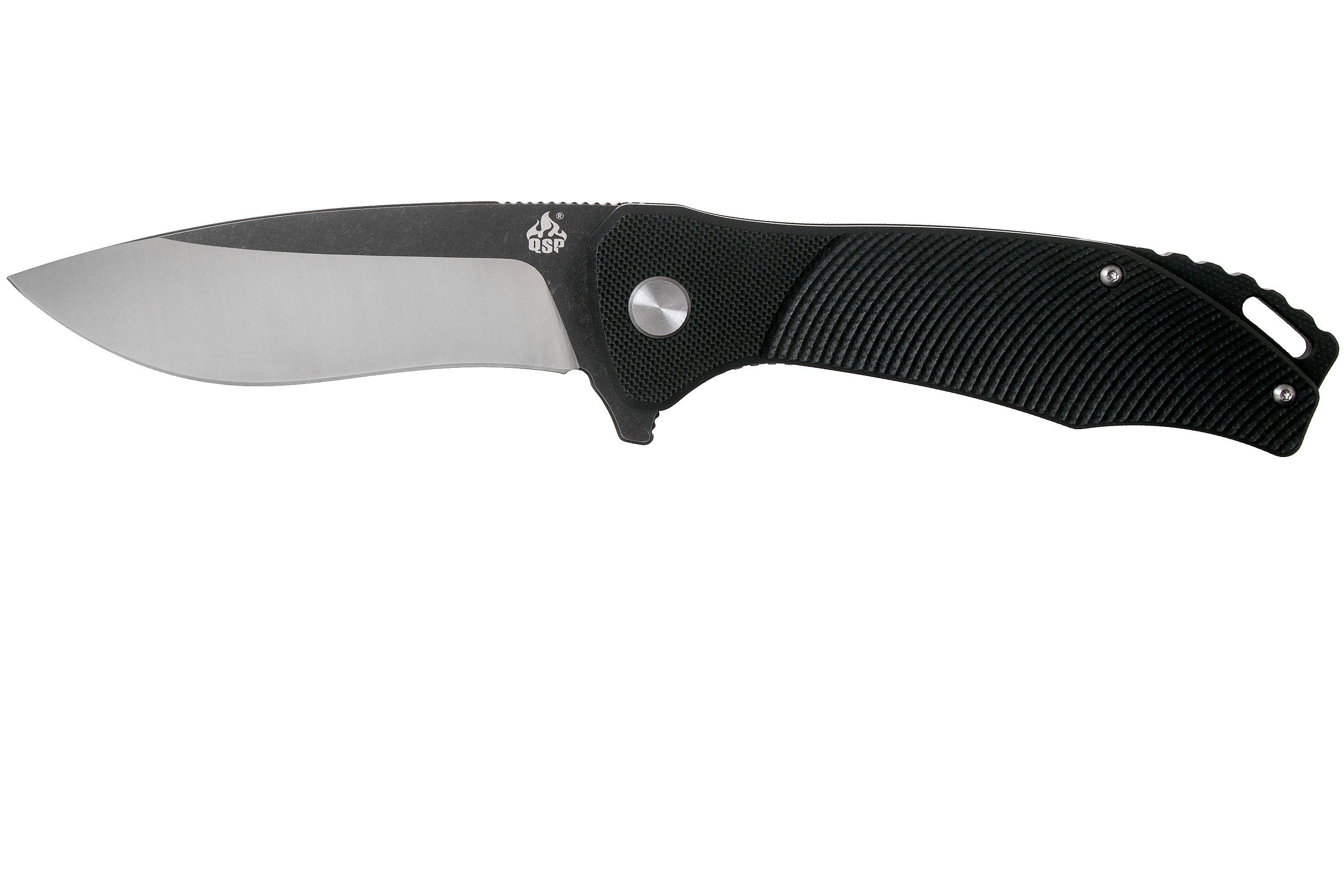 QSP Knife Raven QS122C Black G10 navaja Compras con ventajas en