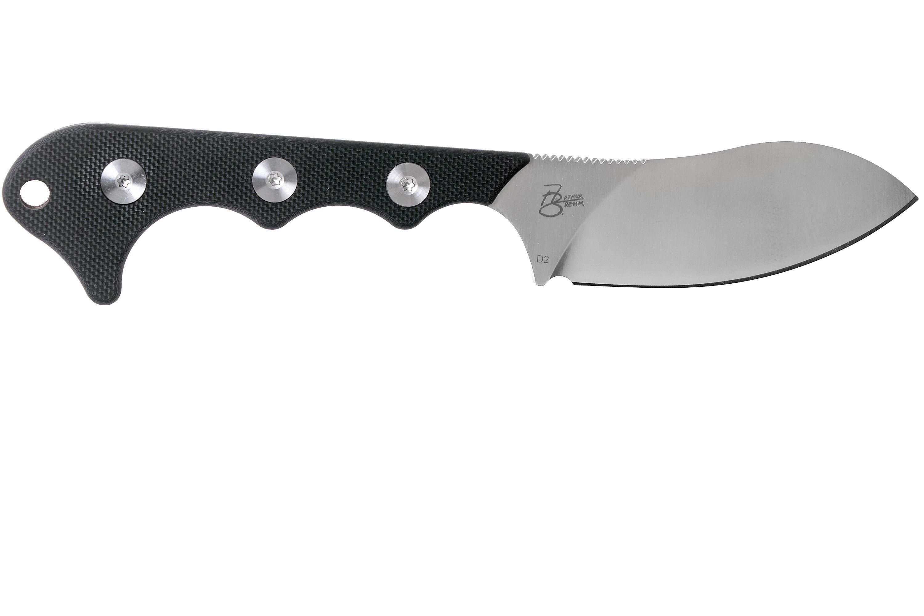 QSP Knife Neckmuk QS125-A Black G10 neck knife | Advantageously ...