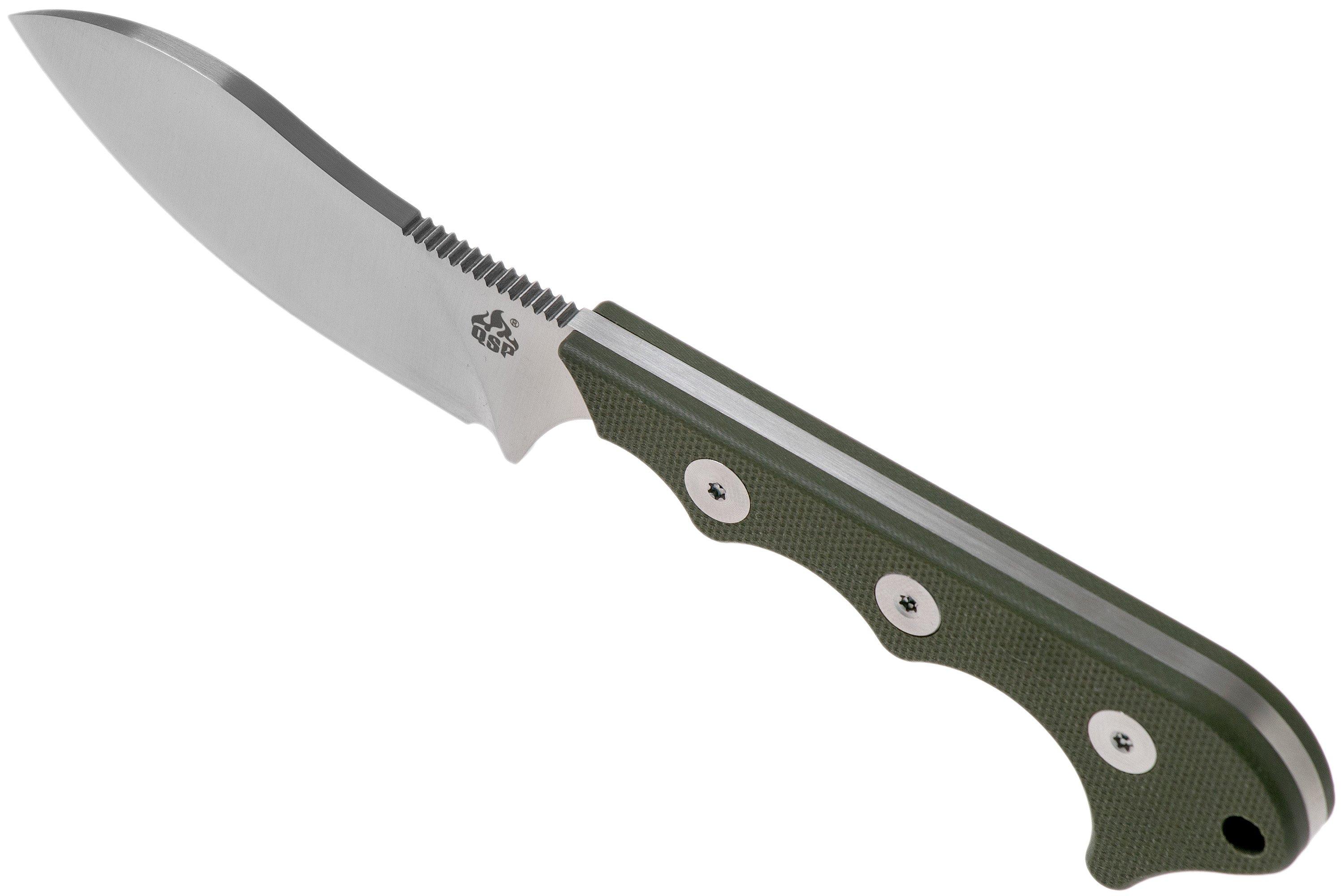 QSP Knife Neckmuk QS125-C OD Green G10 neck knife | Advantageously ...