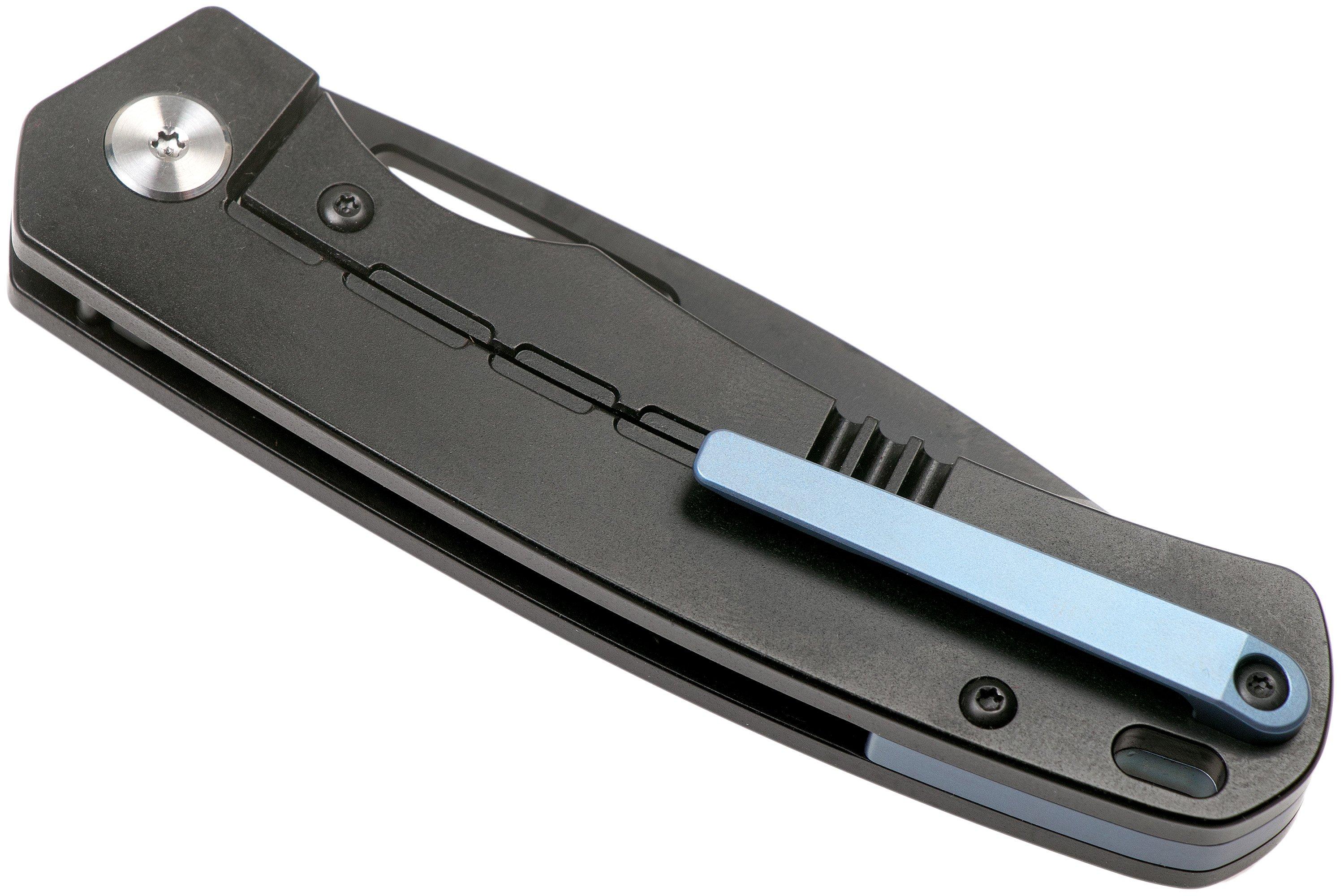 QSP Knife Puffin Black QS127-A Titan Carbonfaser Taschenmesser ...