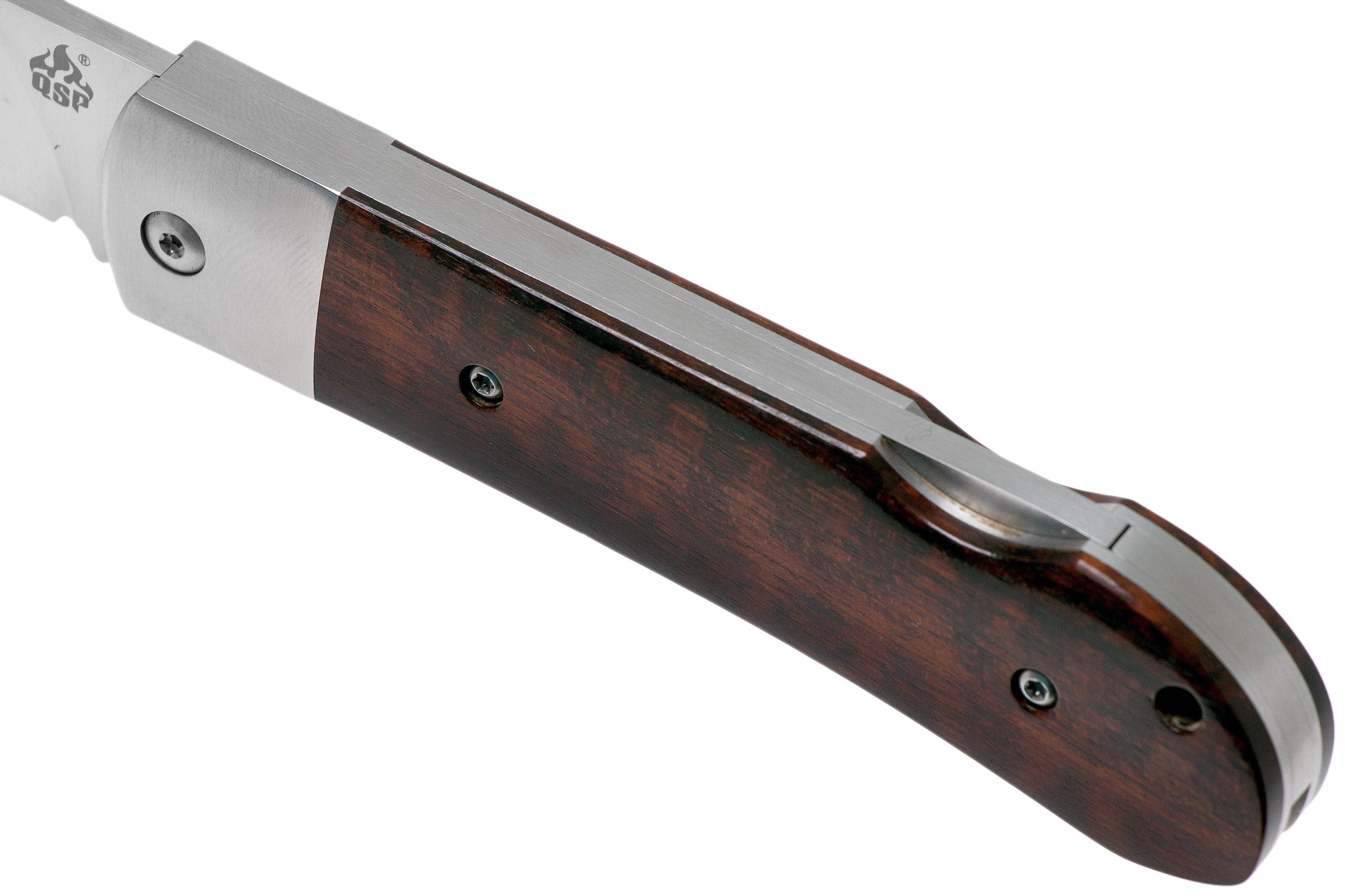 QSP Knife Worker QS128-C Wood Handle navaja, Arthur Brehm design ...