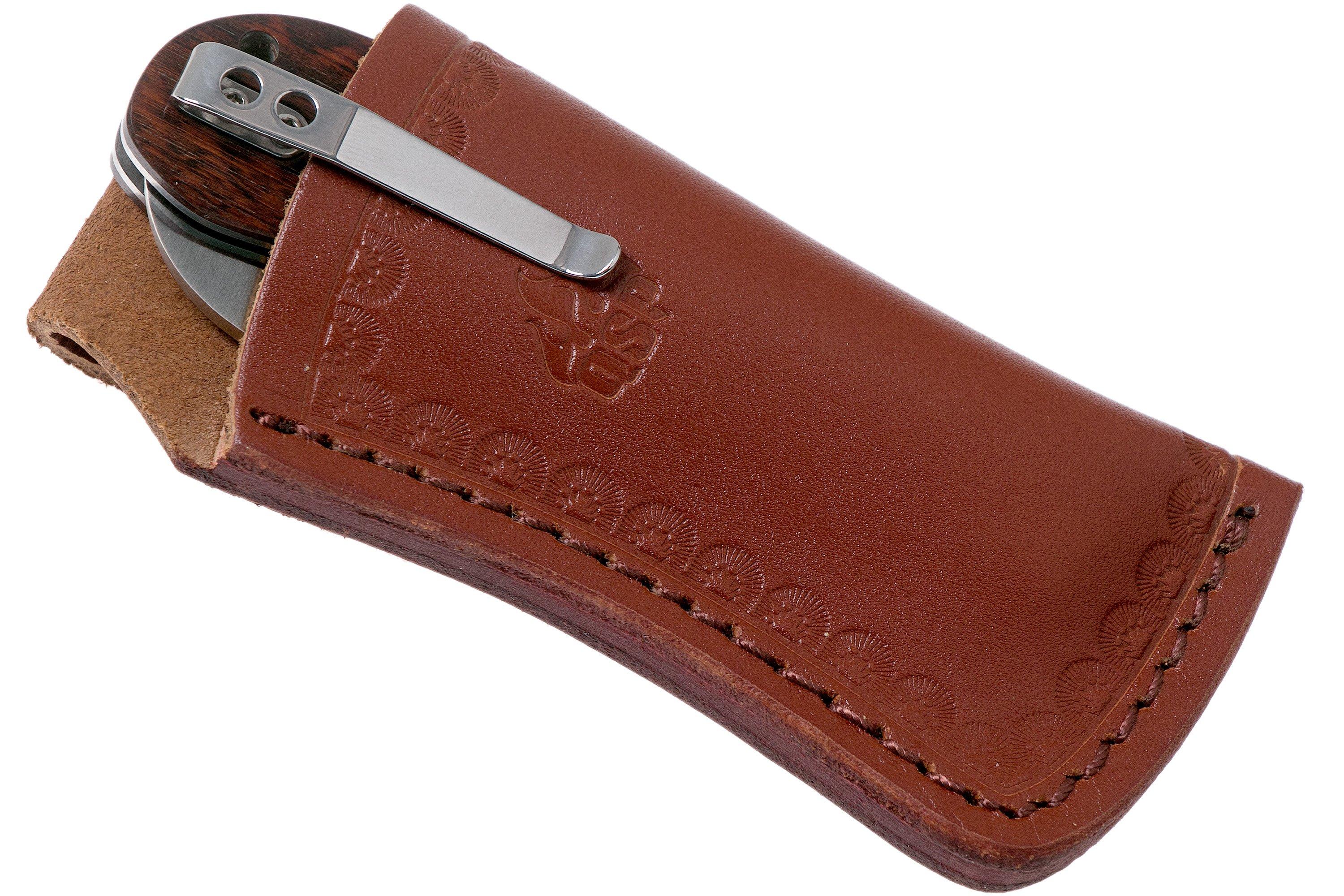 QSP Knife Worker QS128C Wood Handle navaja, Arthur Brehm design