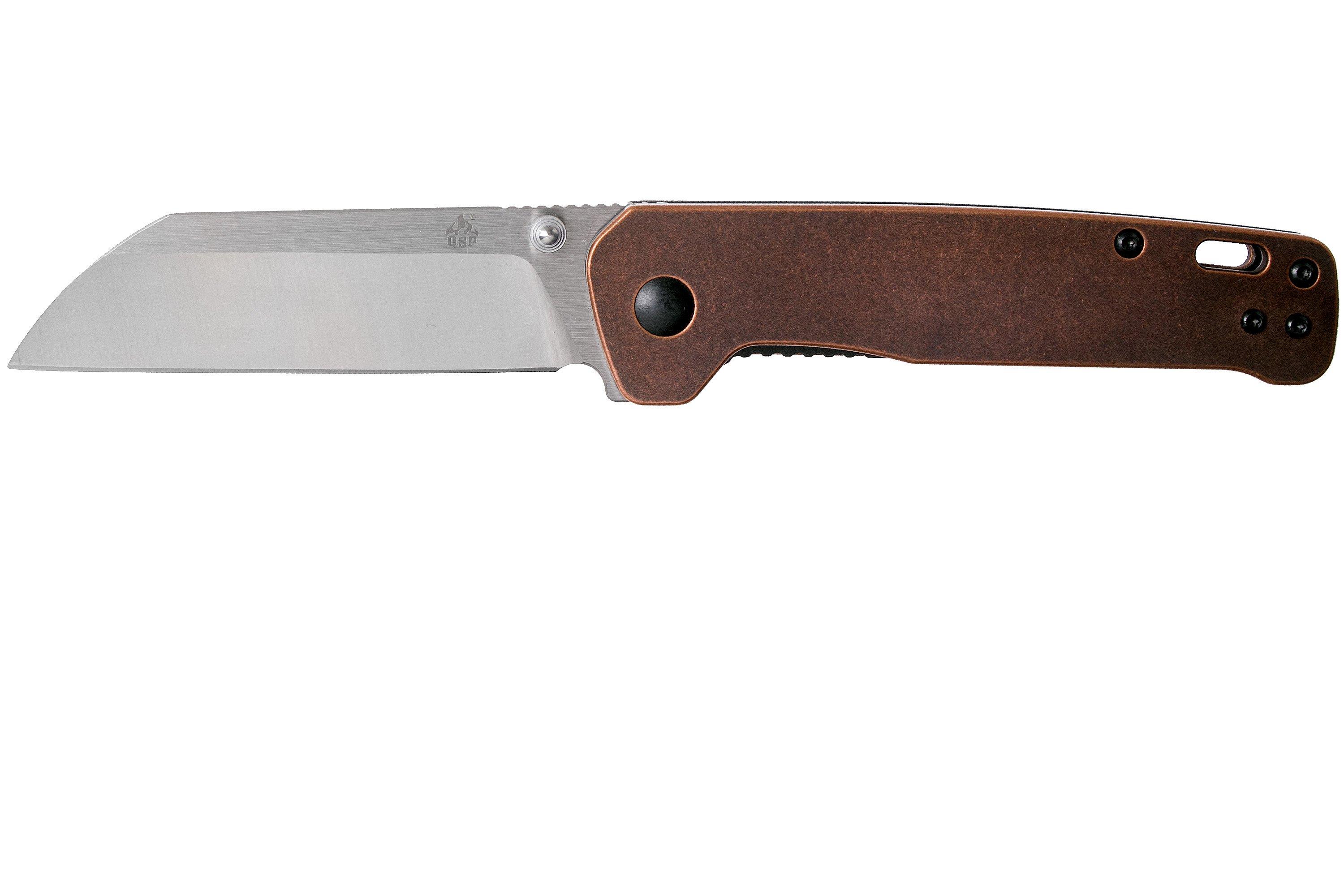 QSP Knife Penguin QS130K Copper, Satin, pocket knife Advantageously