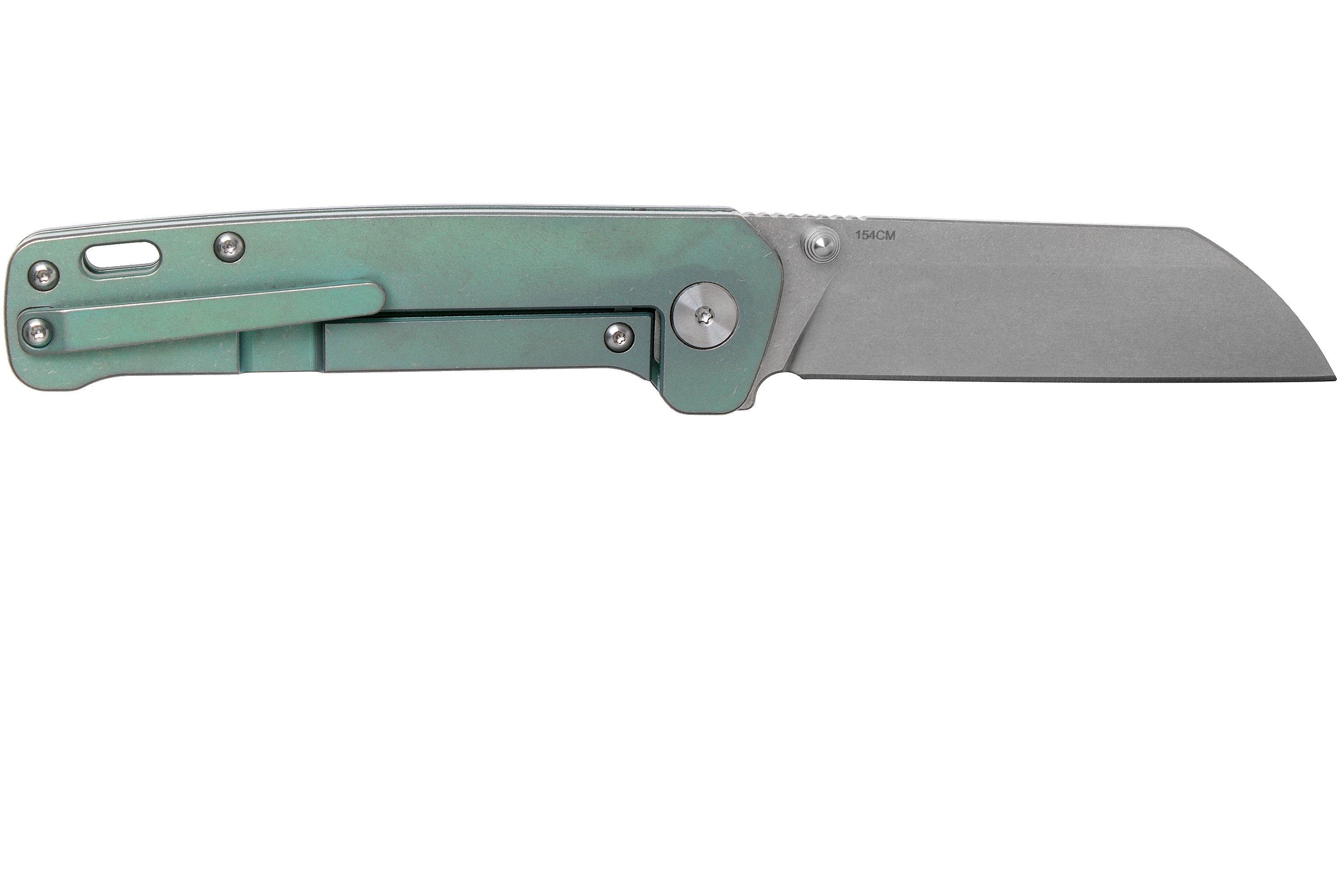 QSP Knife Penguin QS130X Titanium, 154CM pocket knife Advantageously