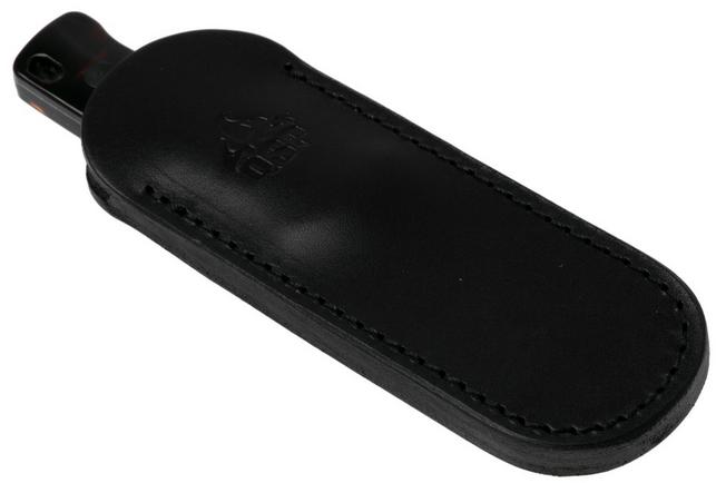 Afbeelding voor QSP Knife Baby Penguin QS130BP-B2 Blackwashed 14C28N Tortoise Shell Acrylic, vaststaand mes