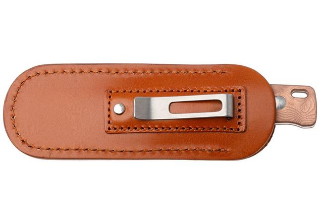 Afbeelding voor QSP Knife Baby Penguin QS130BP-C1 Stonewashed Satin 14C28N Copper Foil Carbon, vaststaand mes