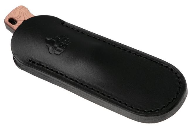 Afbeelding voor QSP Knife Baby Penguin QS130BP-C2 Blackwashed 14C28N Copper Foil Carbon, vaststaand mes