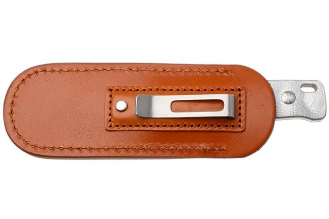 Afbeelding voor QSP Knife Baby Penguin QS130BP-D1 Stonewashed Satin 14C28N Aluminum Foil Carbon Fiber, vaststaand mes