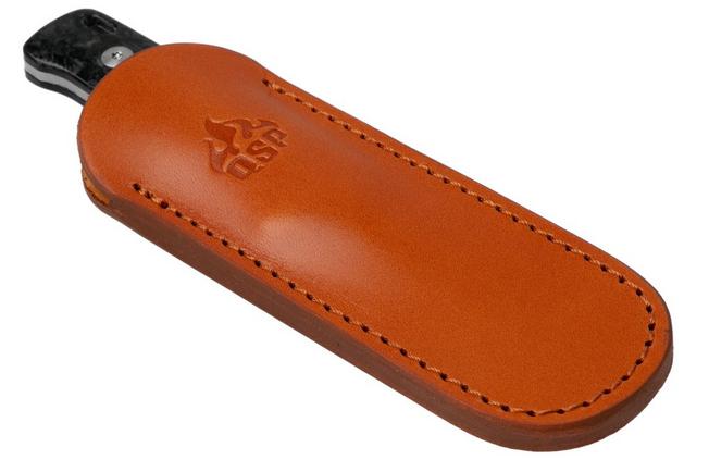 Afbeelding voor QSP Knife Baby Penguin QS130BP-F1 Stonewashed Satin 14C28N Blue Glow In The Dark Carbon, vaststaand mes