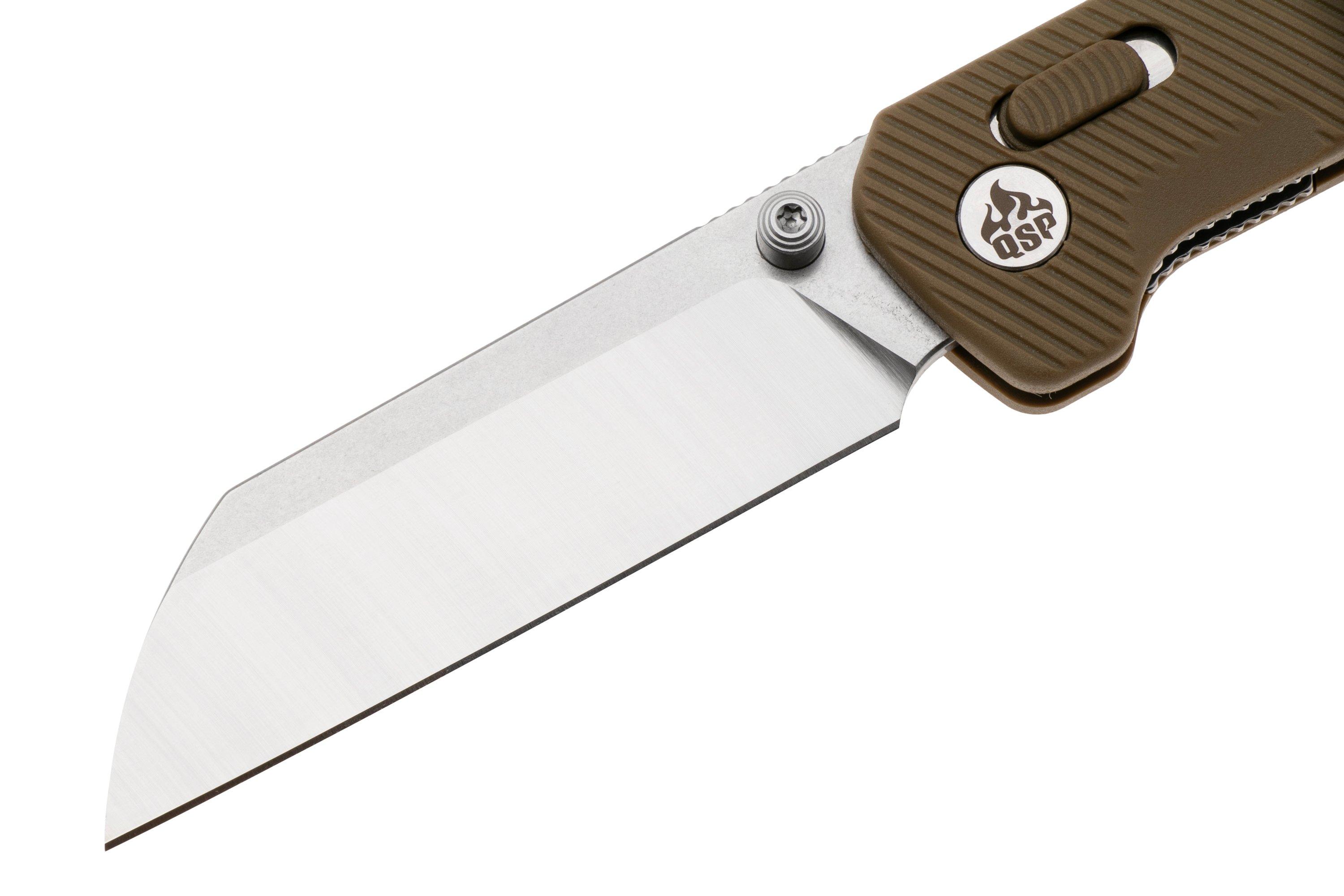 Qsp Knife Penguin Glyde Qs130gl C1 Two Tone 14c28n Tan Frn 