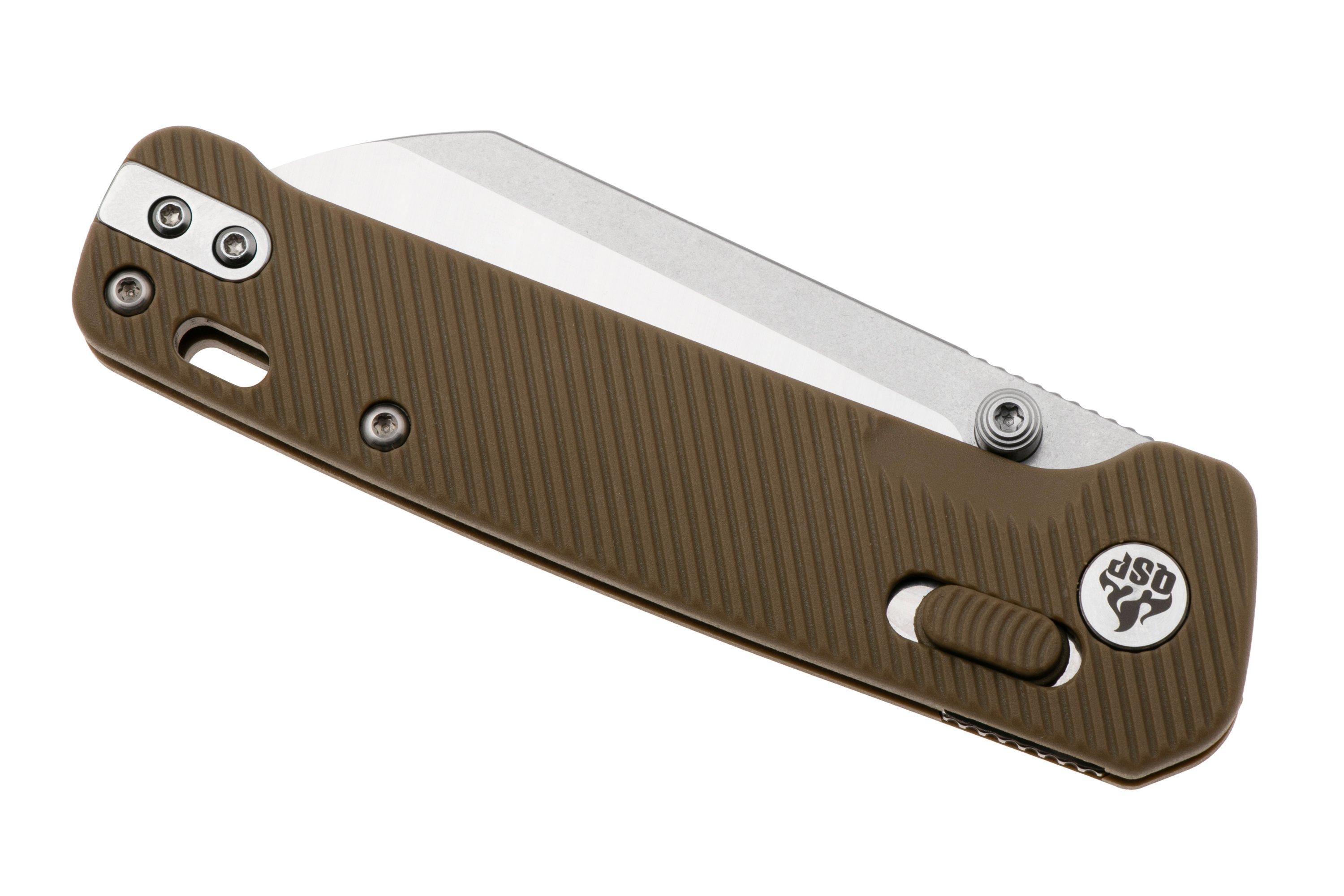 Qsp Knife Penguin Glyde Qs130gl C1 Two Tone 14c28n Tan Frn Navalha 