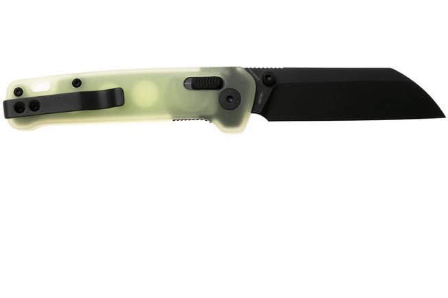 Afbeelding voor QSP Knife Penguin Glyde QS130GL-H2 Blackwashed Satin 14C28N Glow In The Dark, zakmes