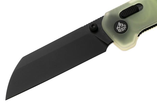 Afbeelding voor QSP Knife Penguin Glyde QS130GL-H2 Blackwashed Satin 14C28N Glow In The Dark, zakmes