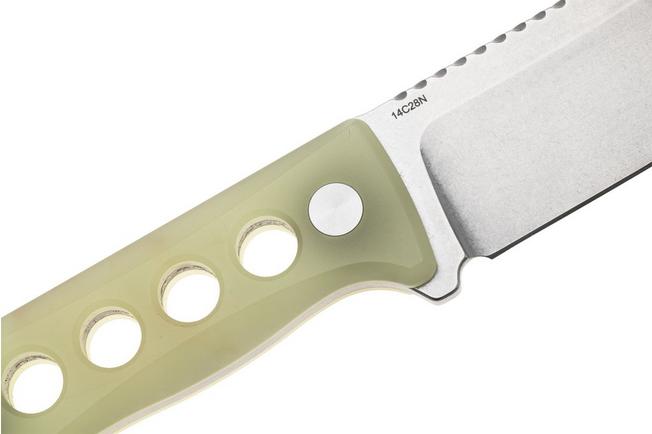 Afbeelding voor QSP Knife Canary QS141-K1 Stonewashed 14C28N Glow In The Dark, nekmes