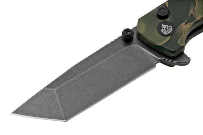 Imagen para QSP Grebe QS148-F2, S35VN Tanto negro Noble Raffir, navaja