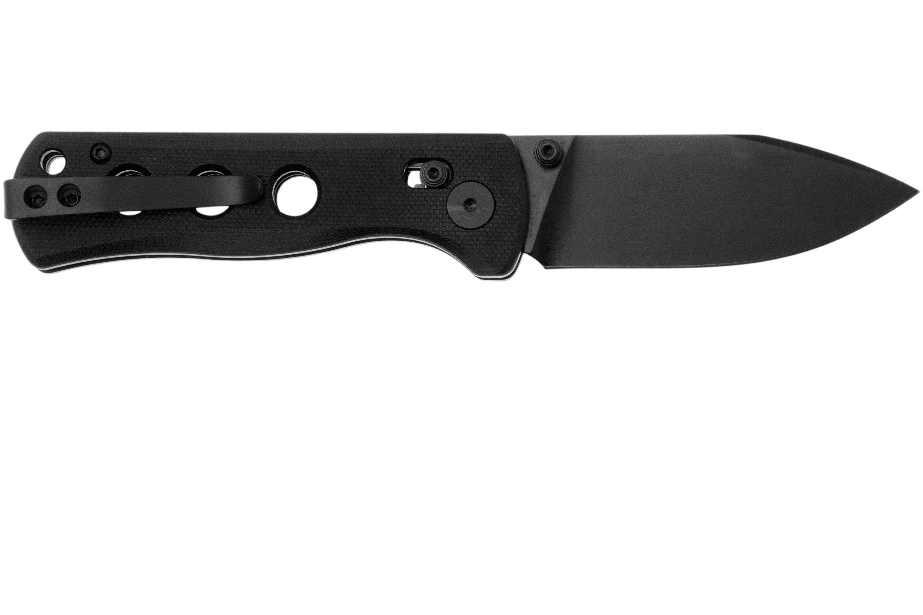 QSP Knife Canary Glyde 150GL-A2 Black 14C28N, Black G10, pocket