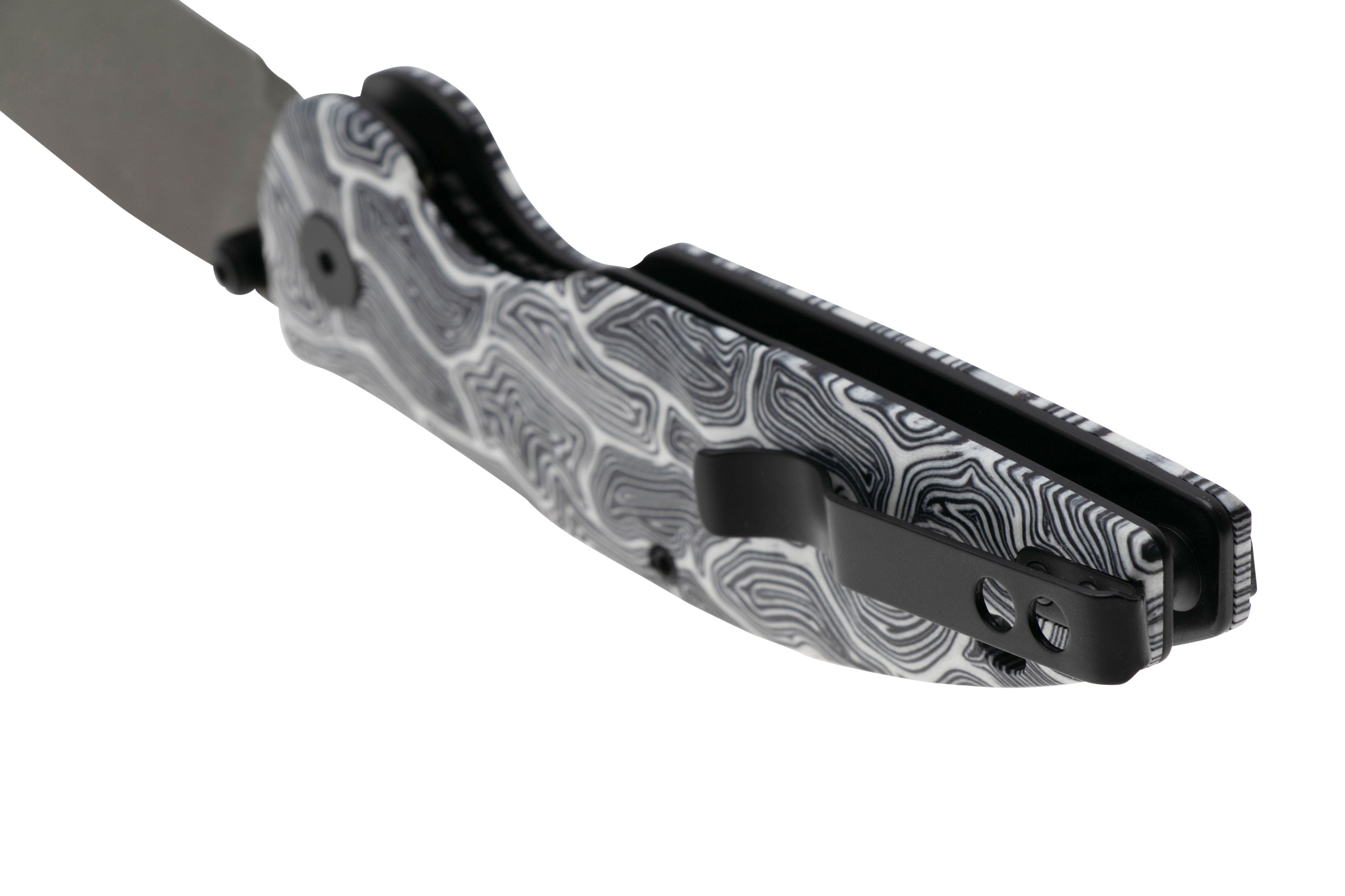 Qsp Knife Turtle Punk Qs158 B2 Ceramic Coated 14c28n Black White G10 