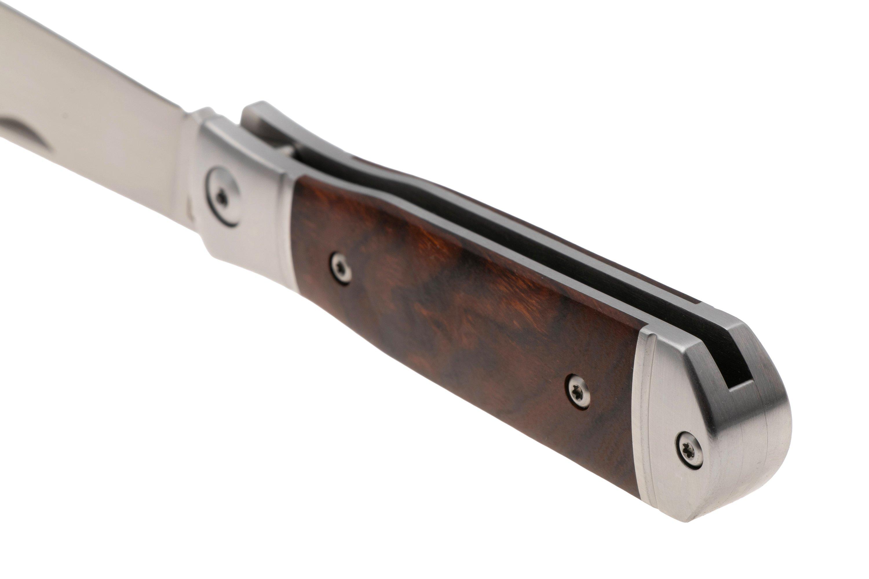 QSP Knife Jumping Jack QS167-D Satin 14C28N, Desert Ironwood