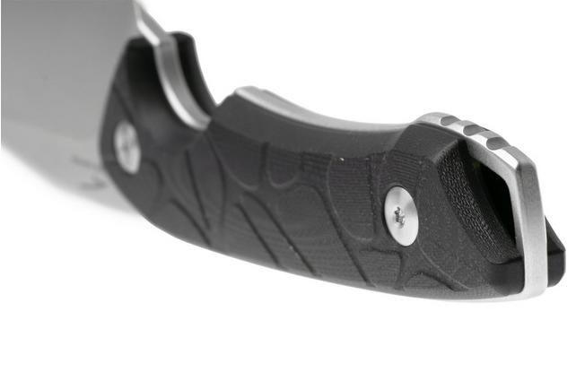 Afbeelding voor QSP Knife Tiny TOT QS169-A1 Stonewashed 10Cr15MoV Black G10, vaststaand mes