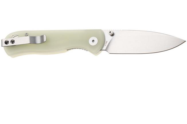 Afbeelding voor QSP Knife Ferret QS170-C1, Stonewashed Nitro-V, Glow In The Dark Resin zakmes