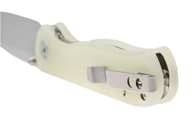 Afbeelding voor QSP Knife Ferret QS170-C1, Stonewashed Nitro-V, Glow In The Dark Resin zakmes