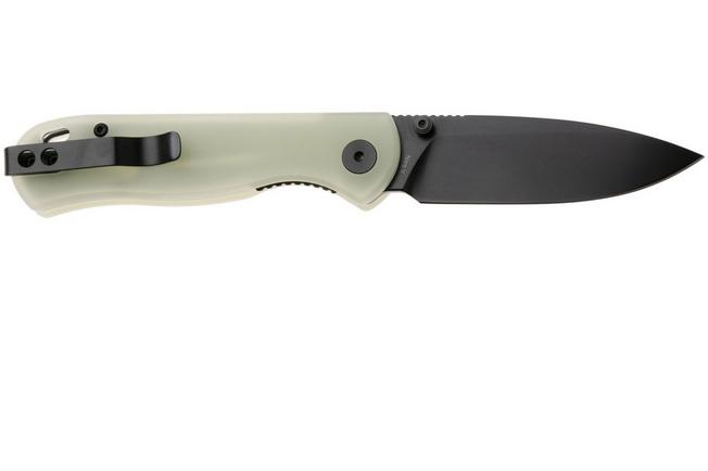 Afbeelding voor QSP Knife Ferret QS170-C2, Black Nitro-V, Glow In The Dark Resin zakmes