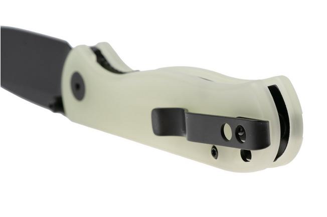 Afbeelding voor QSP Knife Ferret QS170-C2, Black Nitro-V, Glow In The Dark Resin zakmes