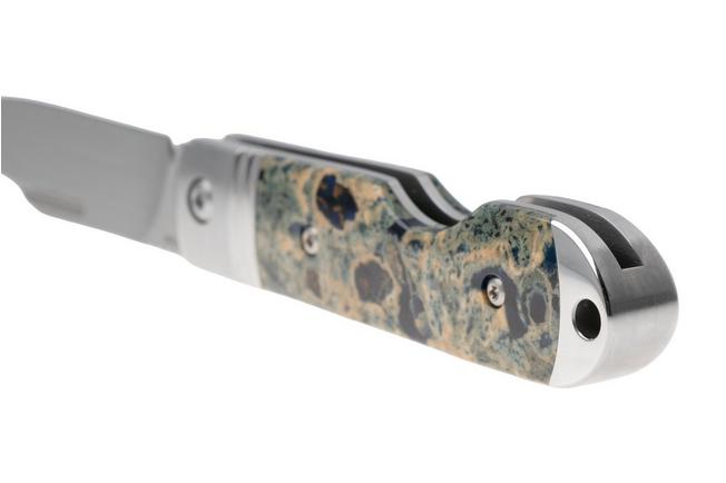 Afbeelding voor QSP Knife Moray QS171-B, Limited Edition, Satin Vanax, Ocean Blue Raffir Calceon zakmes