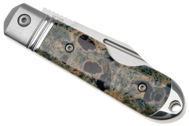 Afbeelding voor QSP Knife Moray QS171-B, Limited Edition, Satin Vanax, Ocean Blue Raffir Calceon zakmes