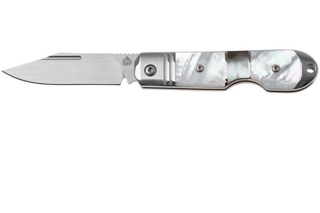 Afbeelding voor QSP Knife Moray QS171-C, Limited Edition, Satin Vanax, Mother of Pearl zakmes