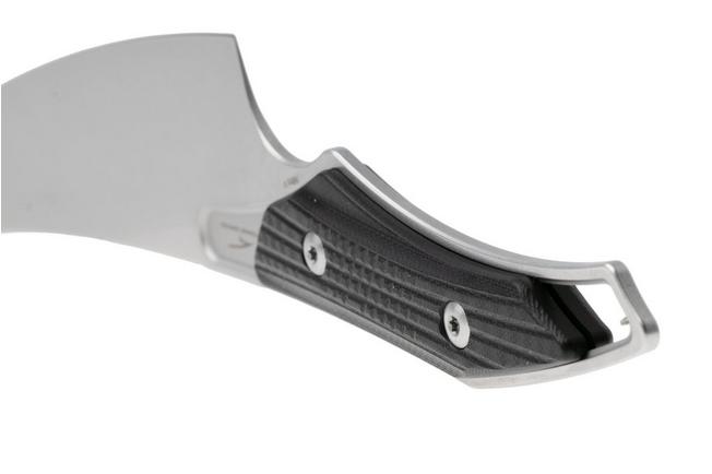 Afbeelding voor QSP Knife T-Cook QS172-A1, Stonewashed Nitro-V, Black G10 vaststaand mes 