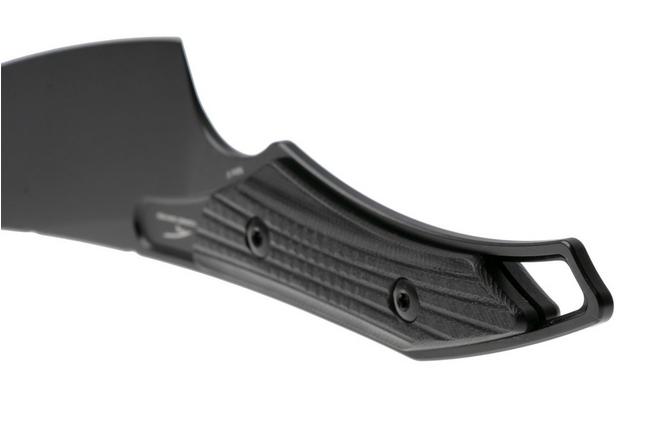 Afbeelding voor QSP Knife T-Cook QS172-A2, Black Nitro-V, Black G10 vaststaand mes