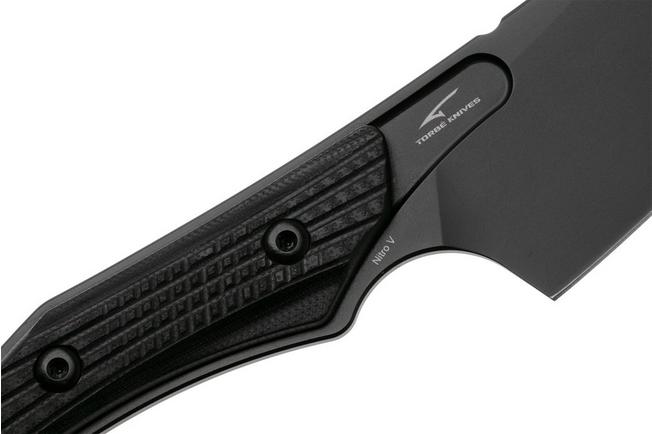 Afbeelding voor QSP Knife T-Cook QS172-A2, Black Nitro-V, Black G10 vaststaand mes