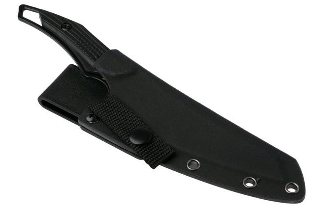 Afbeelding voor QSP Knife T-Cook QS172-A2, Black Nitro-V, Black G10 vaststaand mes