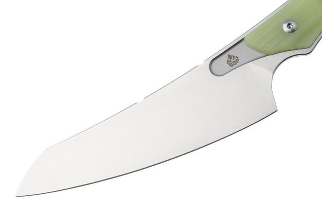 Afbeelding voor QSP Knife T-Cook QS172-B1, Stonewashed Nitro-V, Glow In The Dark G10 vaststaand mes