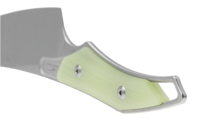 Afbeelding voor QSP Knife T-Cook QS172-B1, Stonewashed Nitro-V, Glow In The Dark G10 vaststaand mes