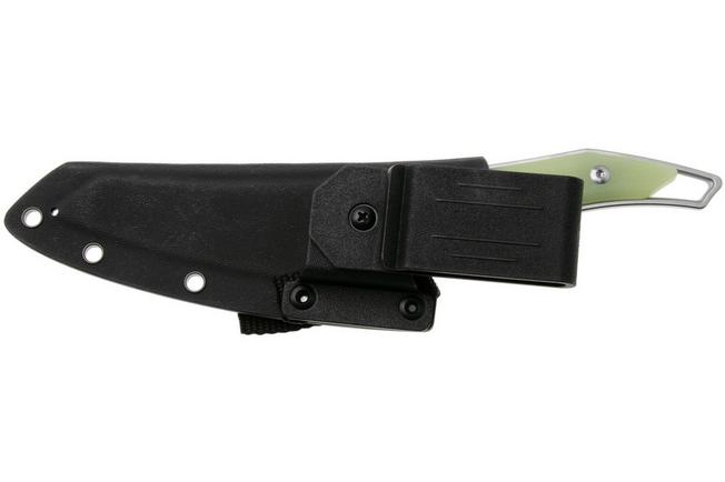 Afbeelding voor QSP Knife T-Cook QS172-B1, Stonewashed Nitro-V, Glow In The Dark G10 vaststaand mes