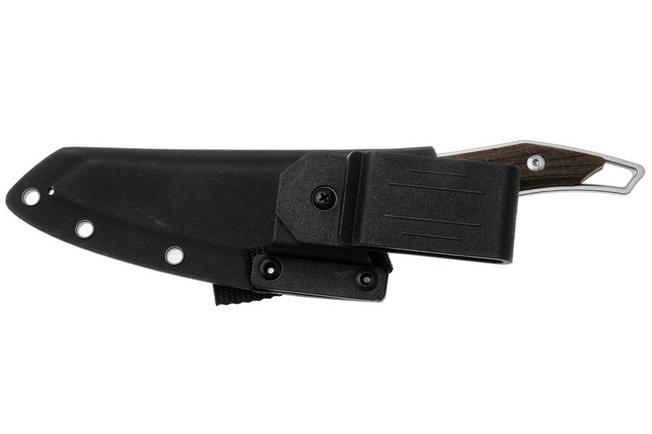 Afbeelding voor QSP Knife T-Cook QS172-C1, Stonewashed Nitro-V, Glow In The Dark Brown Burlap Micarta vaststaand mes