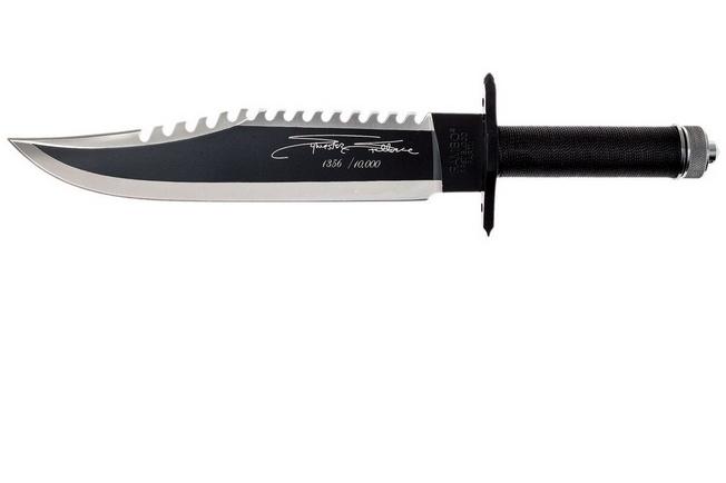 RAMBO knife Rambo 3 Signature Edition with wooden handle, 9297