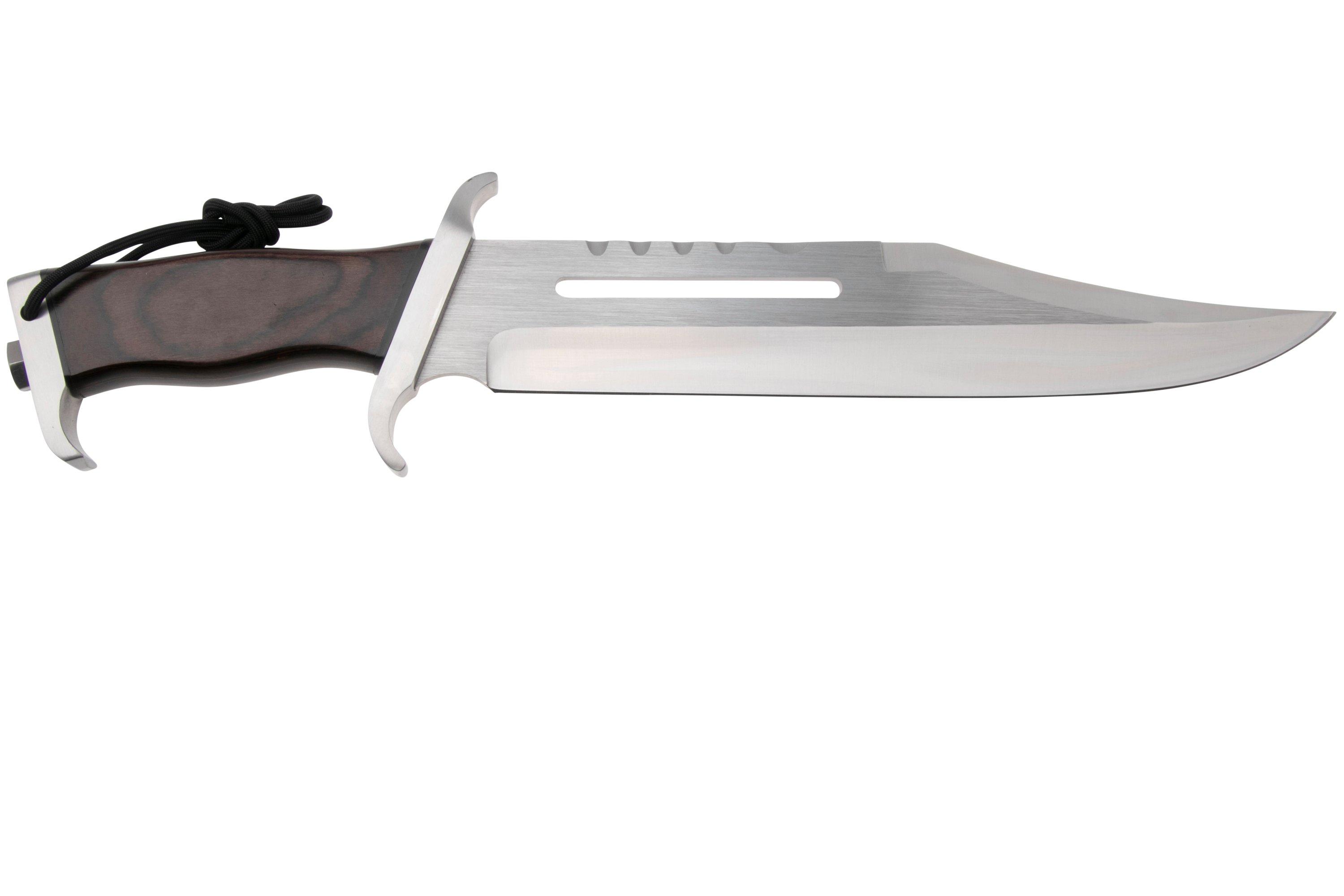 Rambo Rambo 3 9425 Signature Edition with wooden handle, fixed knife ...