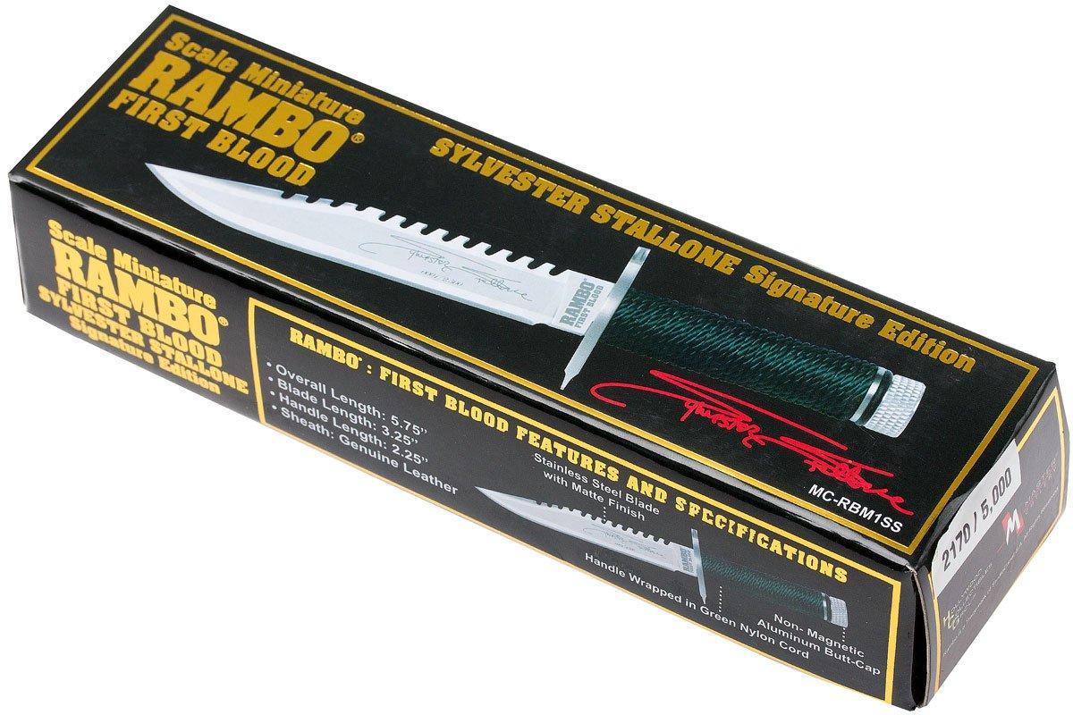 RAMBO knife First Blood Signature Edition miniature knife, M1SS