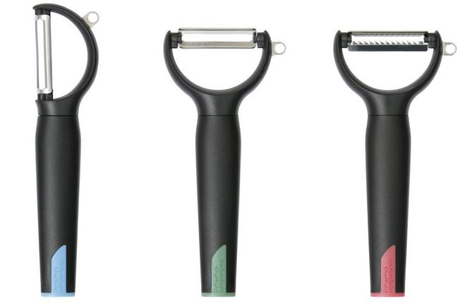 Image for Richardson Sheffield Refinest R500MZHCBRPL3 peeler set, 3-piece