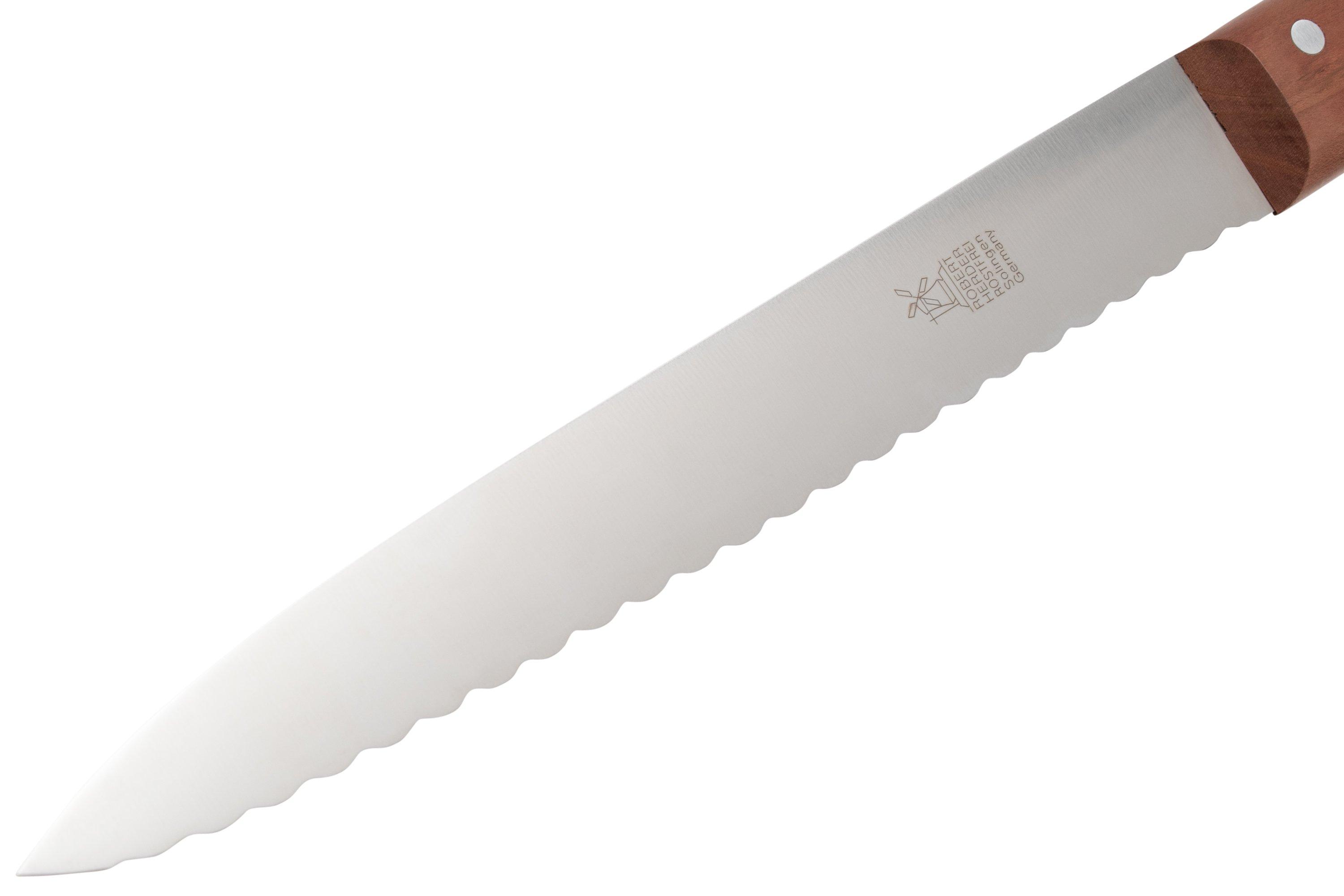 Robert Herder 1602100004 bread and carving knife 25 cm, plum wood