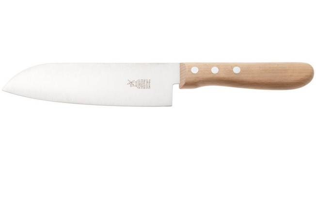 Afbeelding voor Robert Herder 1960625010002 roestvast staal, rood beukenhout, santoku, 16.5 cm