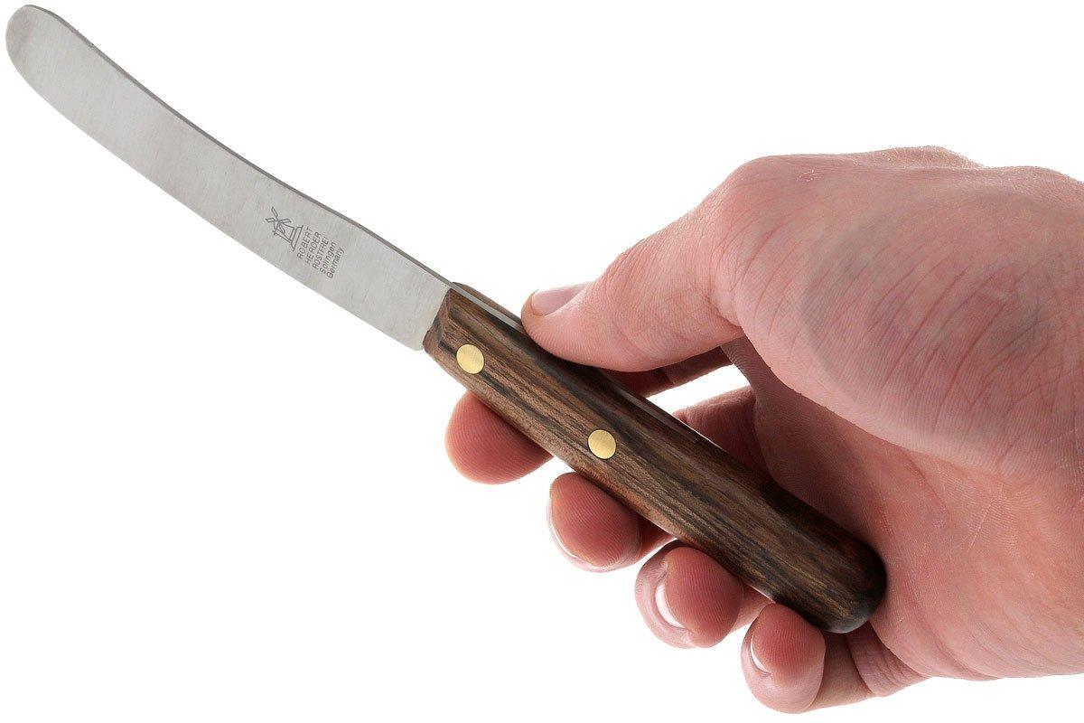 Robert Herder breakfast knife small Buckels stainless, walnut