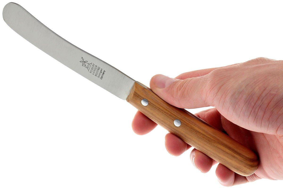 Robert Herder breakfast knife Buckels stainless, olive wood